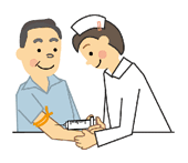 採血 Image description